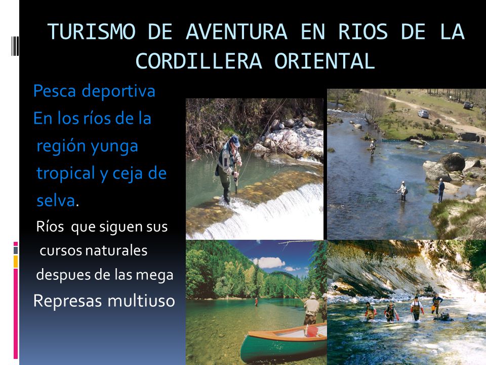 TURISMO DE AVENTURA EN RIOS DE LA CORDILLERA ORIENTAL