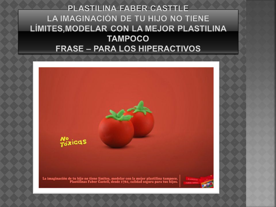 Plastilina faber casttle La imaginación de tu hijo no tiene límites,modelar con la mejor plastilina tampoco frase – para los hiperactivos