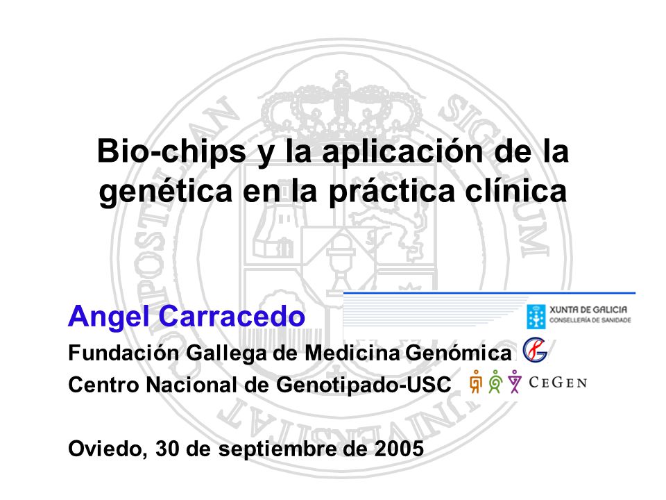 Bio-chips y la aplicación de la genética en la práctica clínica