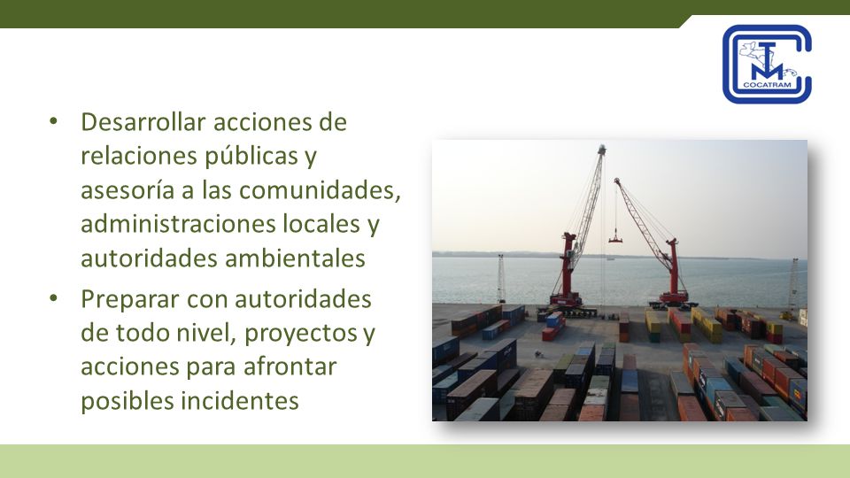 Desarrollar acciones de relaciones públicas y asesoría a las comunidades, administraciones locales y autoridades ambientales
