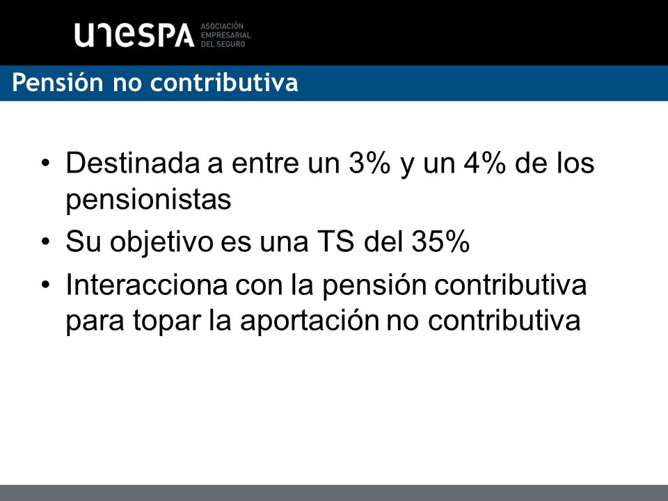 Destinada a entre un 3% y un 4% de los pensionistas
