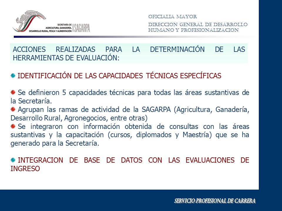 ACCIONES REALIZADAS PARA LA DETERMINACIÓN DE LAS HERRAMIENTAS DE EVALUACIÓN: