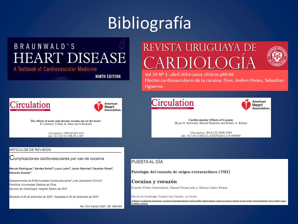 Bibliografía Vol 29 Nº 1- abril 2014 casos clínicos p60-66