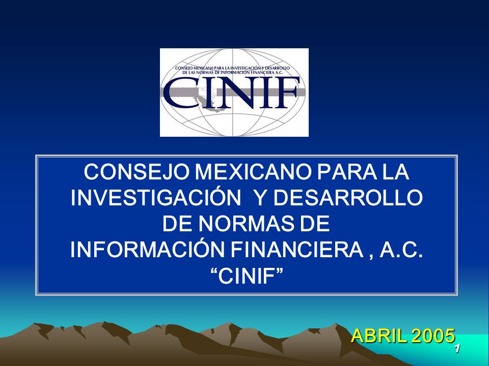 CONSEJO MEXICANO PARA LA INVESTIGACIÓN Y DESARROLLO DE NORMAS DE