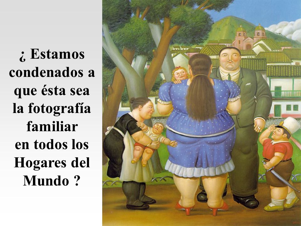 ¿ Estamos condenados a que ésta sea la fotografía familiar