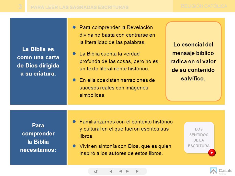 3 La Biblia es como una carta de Dios dirigida a su criatura.