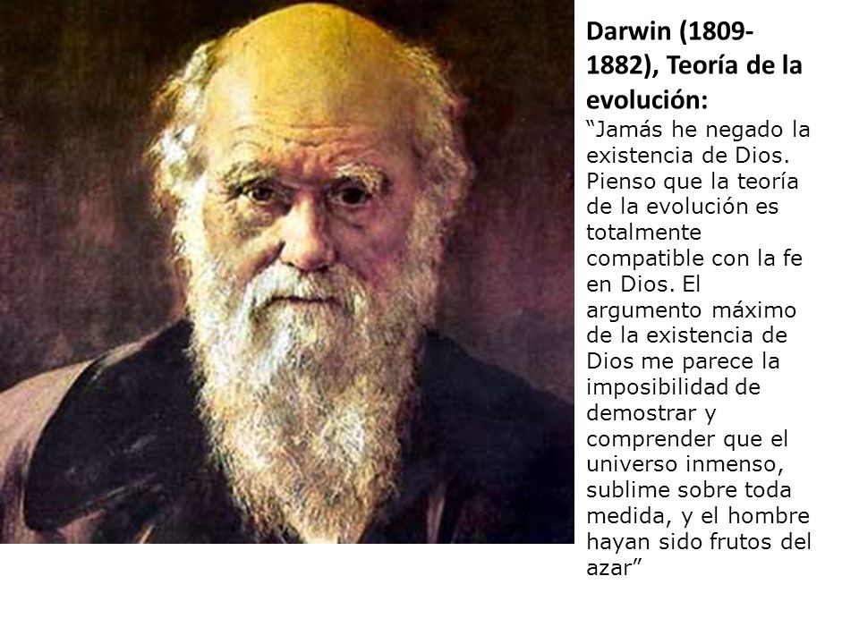 Darwin ( ), Teoría de la evolución:
