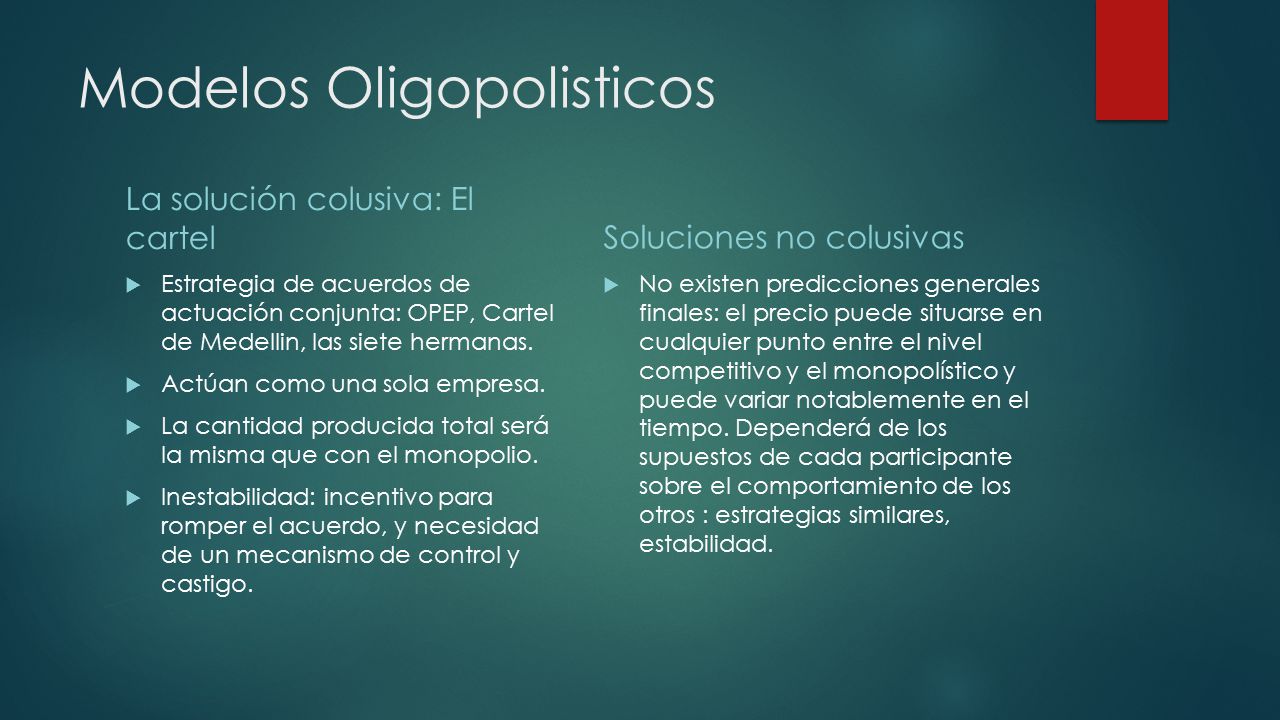 Modelos Oligopolisticos