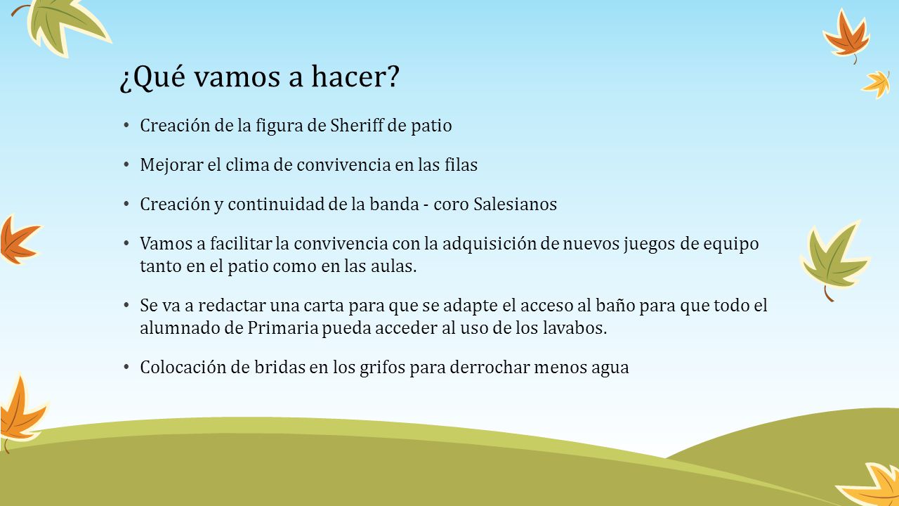 ¿Qué vamos a hacer Creación de la figura de Sheriff de patio
