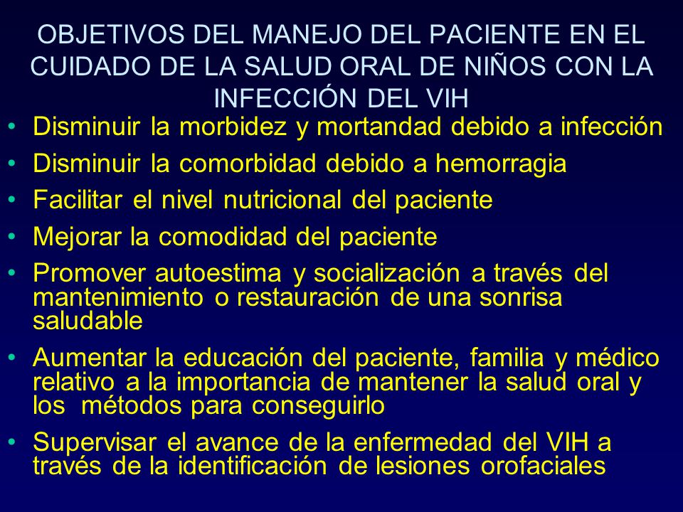 Disminuir la morbidez y mortandad debido a infección