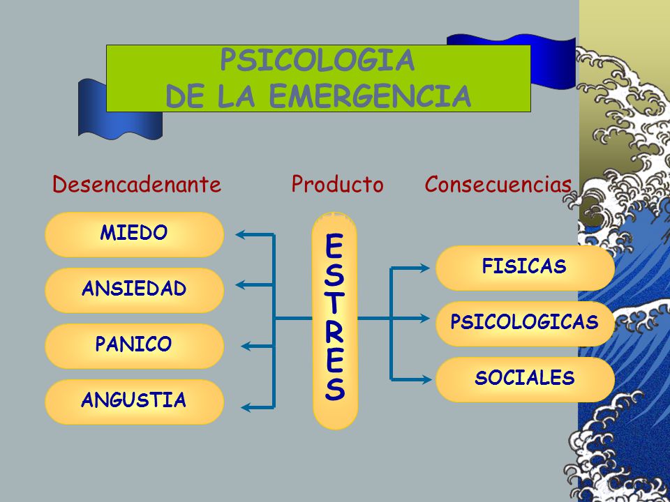 PSICOLOGIA DE LA EMERGENCIA E S T R