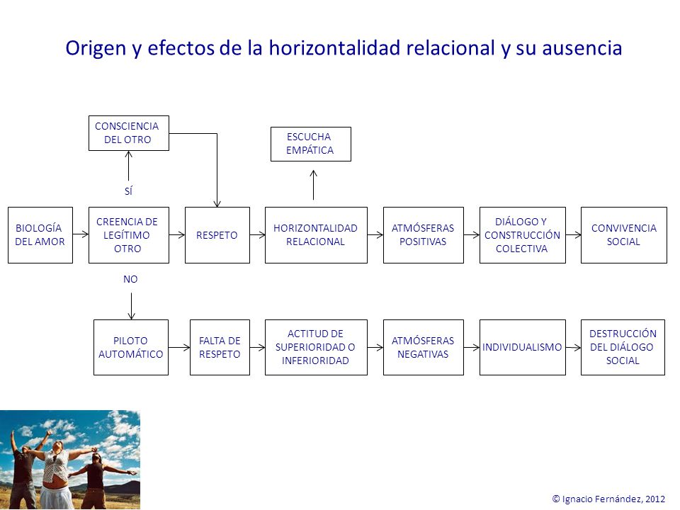 Origen y efectos de la horizontalidad relacional y su ausencia