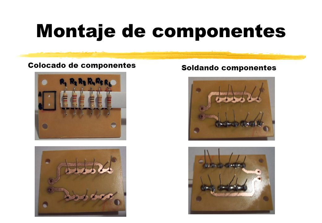 Montaje de componentes