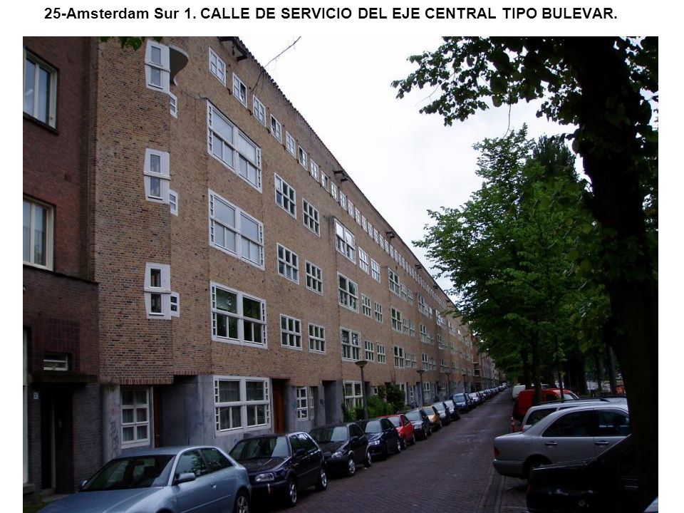 25-Amsterdam Sur 1. CALLE DE SERVICIO DEL EJE CENTRAL TIPO BULEVAR.
