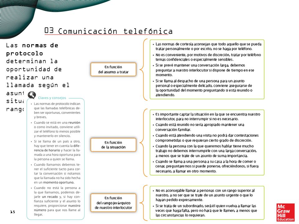 03 ¿Cuándo debemos atender una llamada telefónica y cuándo no