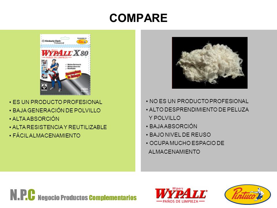 COMPARE NO ES UN PRODUCTO PROFESIONAL ES UN PRODUCTO PROFESIONAL