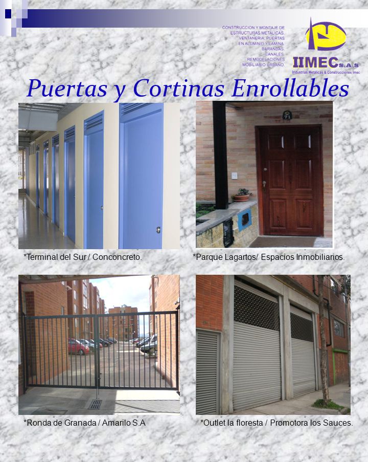 Puertas y Cortinas Enrollables