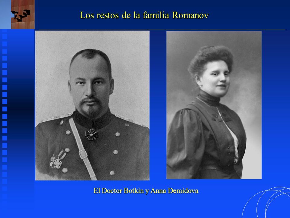 El Doctor Botkin y Anna Demidova