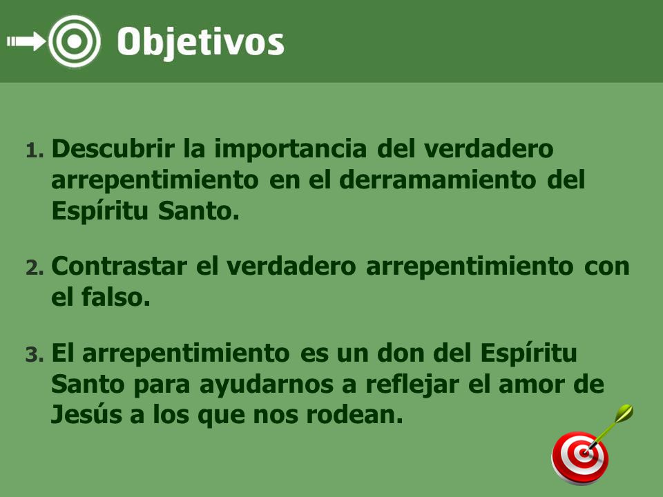Descubrir la importancia del verdadero arrepentimiento en el derramamiento del Espíritu Santo.