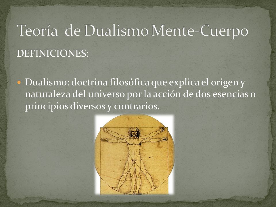 Teoría de Dualismo Mente-Cuerpo