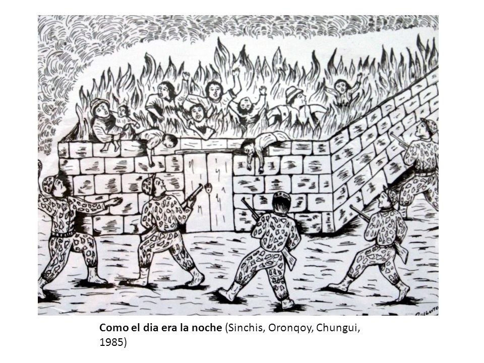 Como el dia era la noche (Sinchis, Oronqoy, Chungui, 1985)