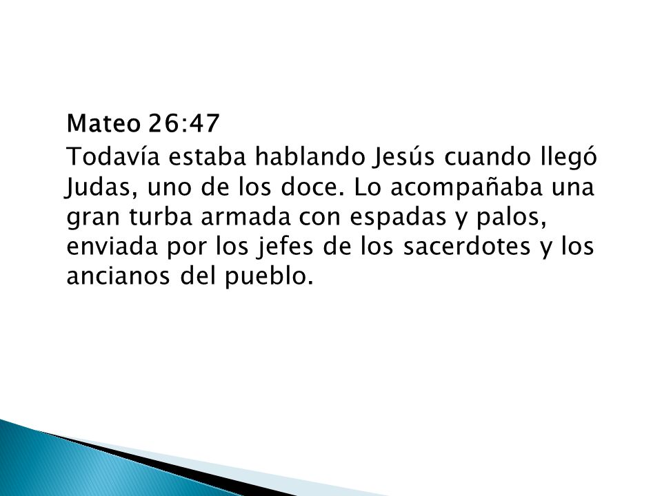 Mateo 26:47