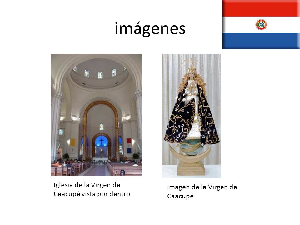 imágenes Iglesia de la Virgen de Caacupé vista por dentro