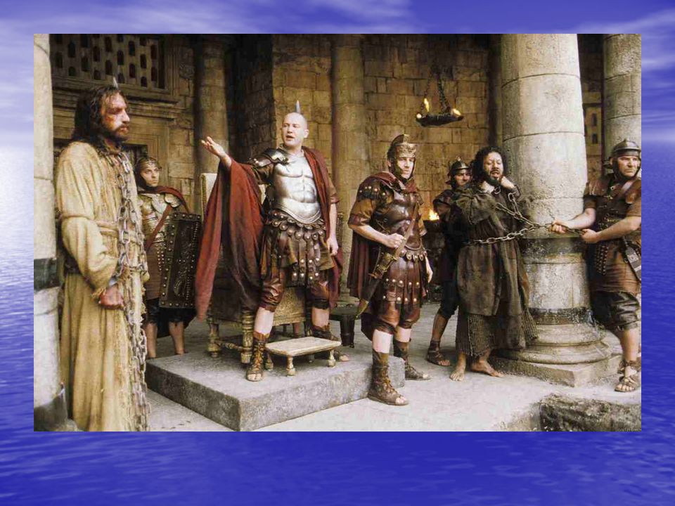 Pilato intentó salvar a Jesús y aprovechó la antigua costumbre de liberar de la cárcel a un condenado con motivo de la celebración de la Pascua. Por ello, convocó a los judíos y les propuso liberar a Jesús. Pero estos prefirieron a Barrabás, que estaba en la cárcel por asesinato.