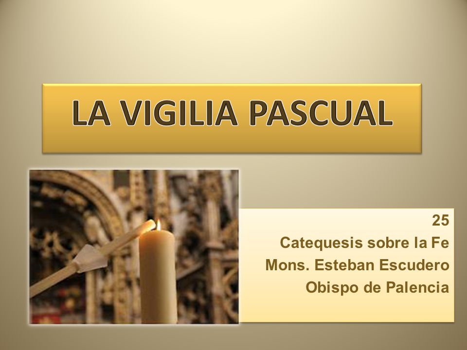 25 Catequesis sobre la Fe Mons. Esteban Escudero Obispo de Palencia