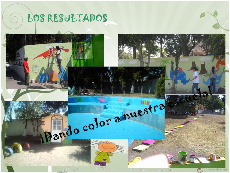 ¡Dando color a nuestra escuela!