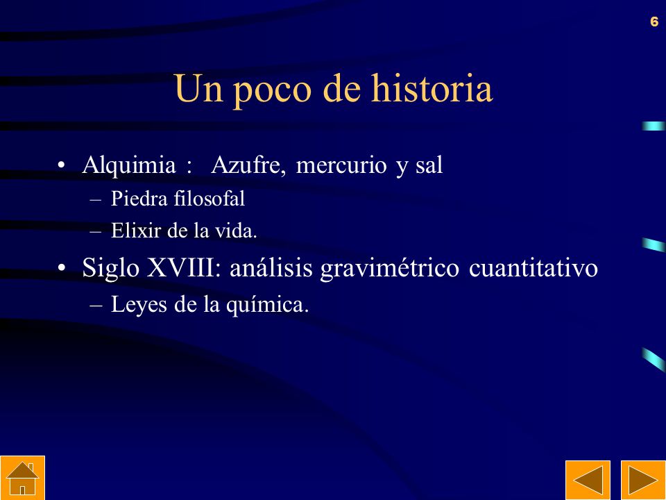 Un poco de historia Siglo XVIII: análisis gravimétrico cuantitativo
