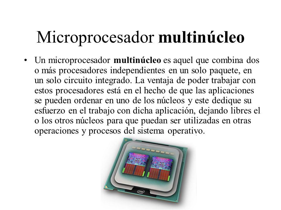 Microprocesador multinúcleo