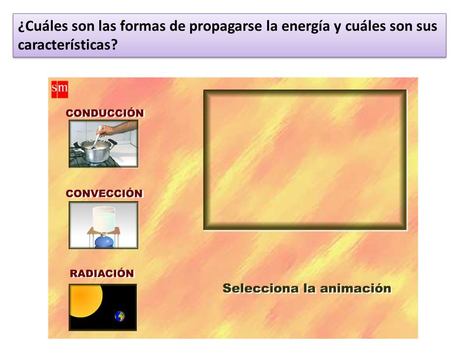 ¿Cuáles son las formas de propagarse la energía y cuáles son sus características