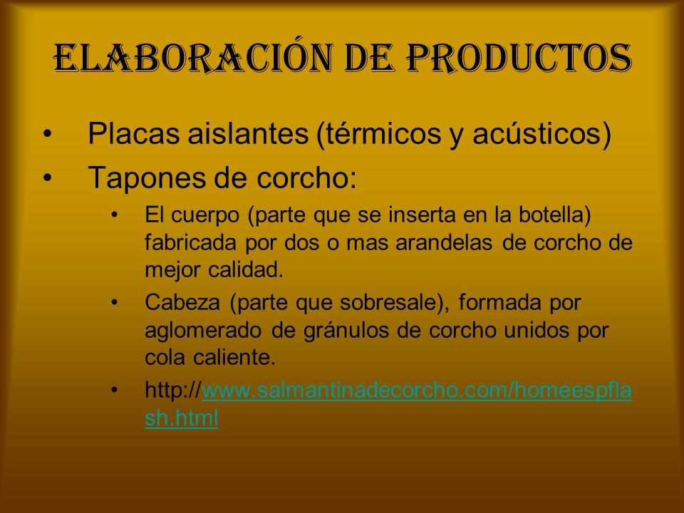 Elaboración de Productos