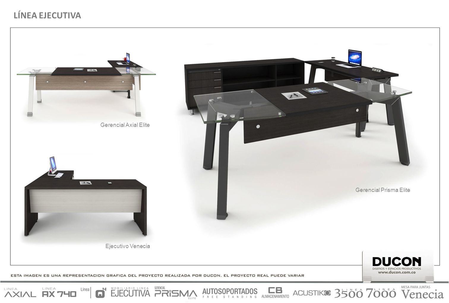 LÍNEA EJECUTIVA Gerencial Axial Elite Gerencial Prisma Elite