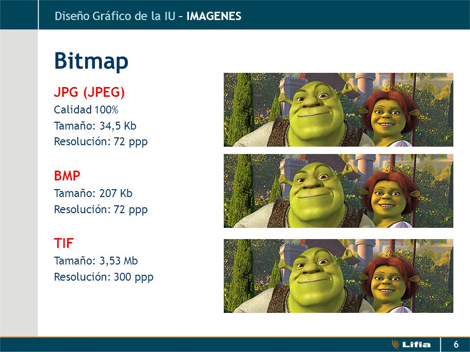 Bitmap JPG (JPEG) BMP TIF Diseño Gráfico de la IU – IMAGENES