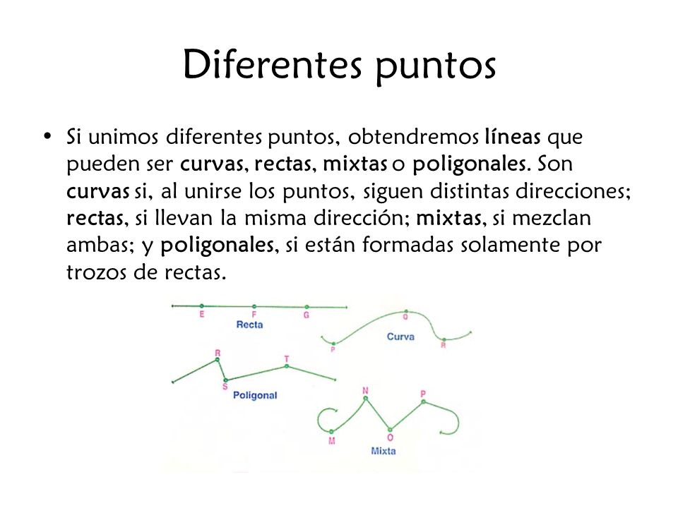 Diferentes puntos