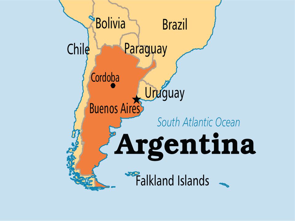 Fronteras: Al oeste limita con Chile al norte con Paraguay y Bolivia