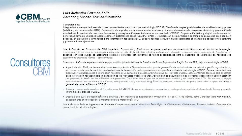 Luis Alejandro Guzmán Solís Asesoría y Soporte Técnico informático.