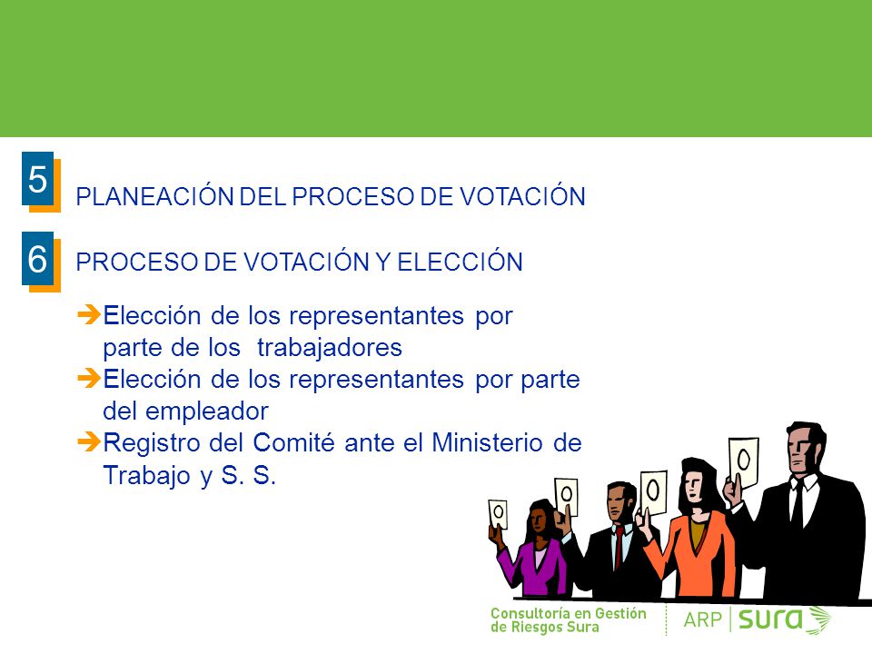 5 6 Elección de los representantes por parte de los trabajadores