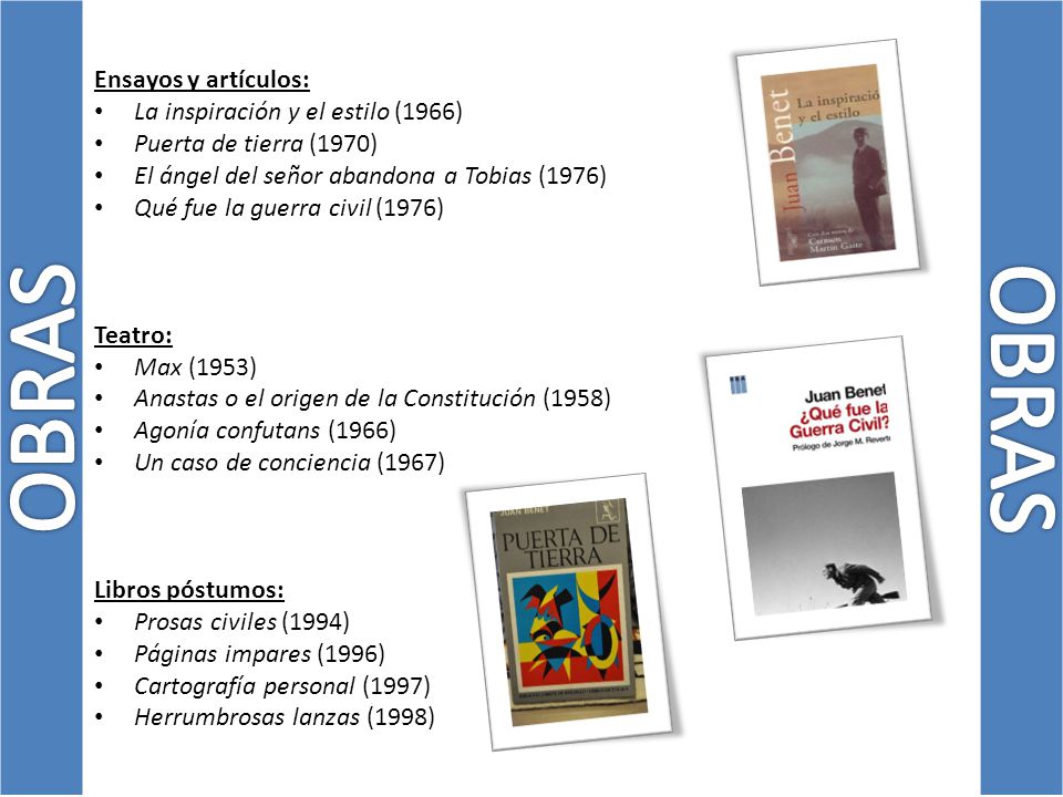 OBRAS OBRAS Ensayos y artículos: La inspiración y el estilo (1966)