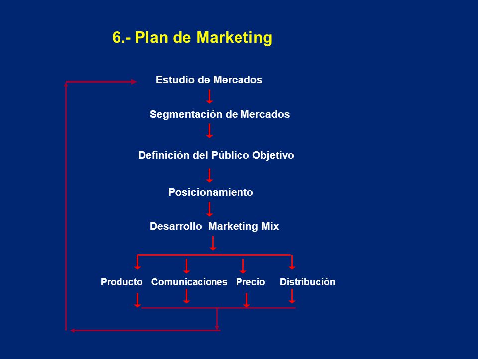 6.- Plan de Marketing Estudio de Mercados Segmentación de Mercados