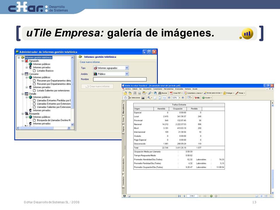 uTile Empresa: galería de imágenes.