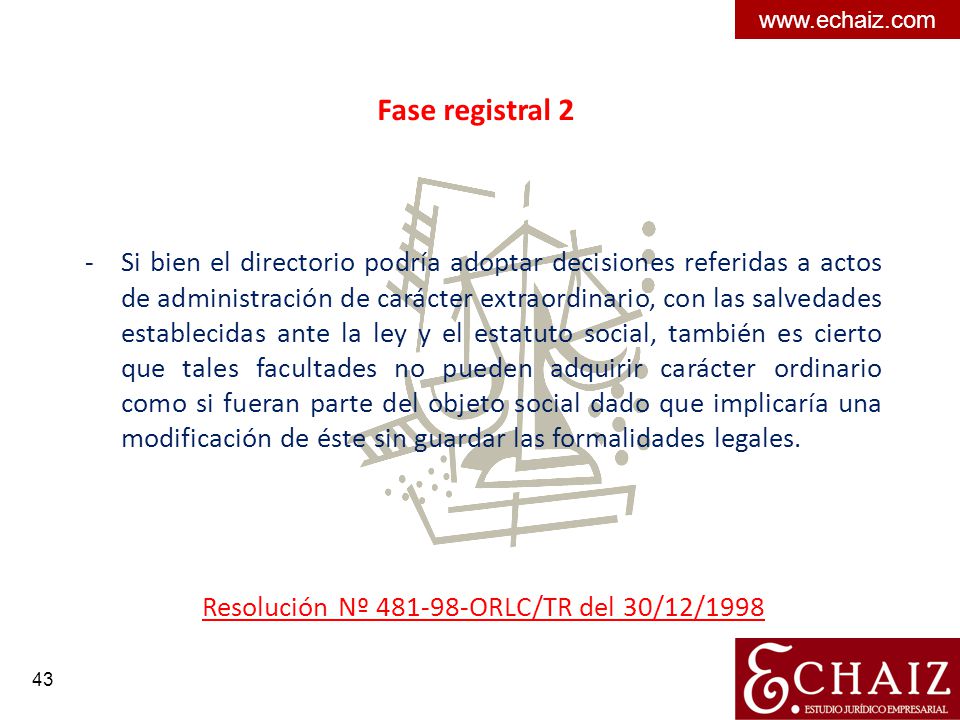 Resolución Nº ORLC/TR del 30/12/1998