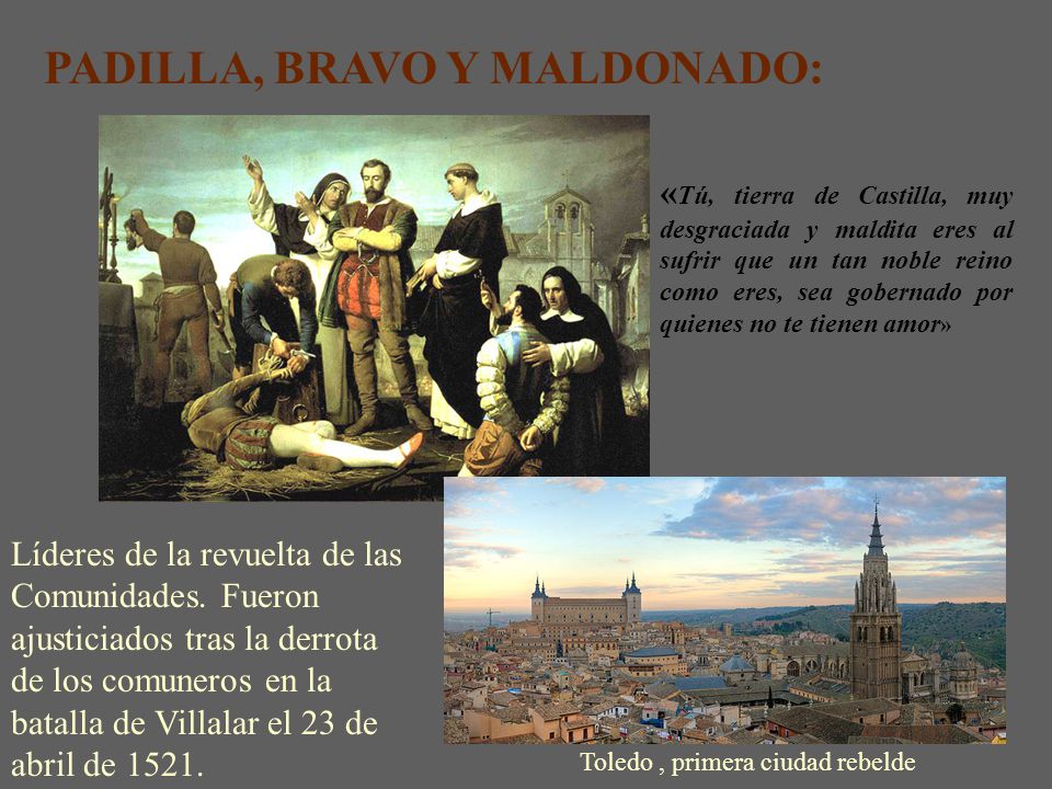 Toledo , primera ciudad rebelde