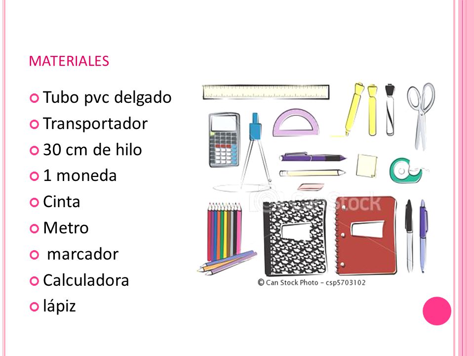 materiales Tubo pvc delgado Transportador 30 cm de hilo 1 moneda Cinta