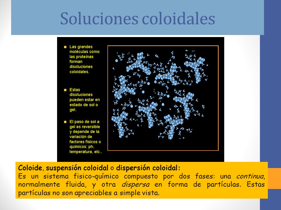 Soluciones coloidales