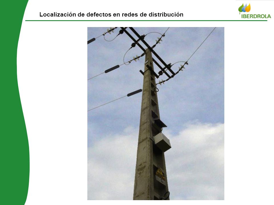 Localización de defectos en redes de distribución