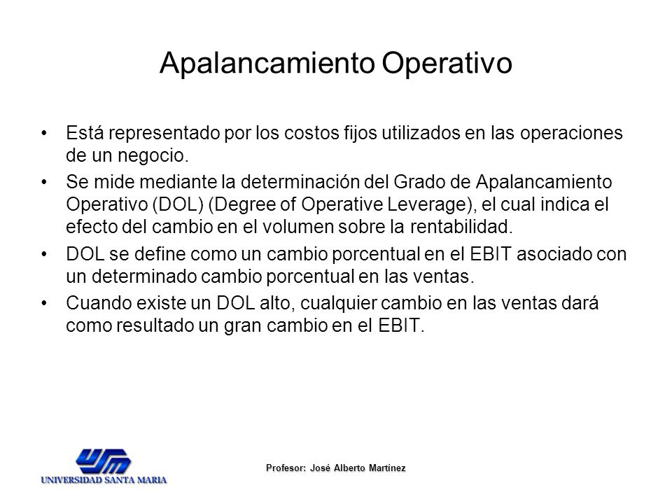 Apalancamiento Operativo