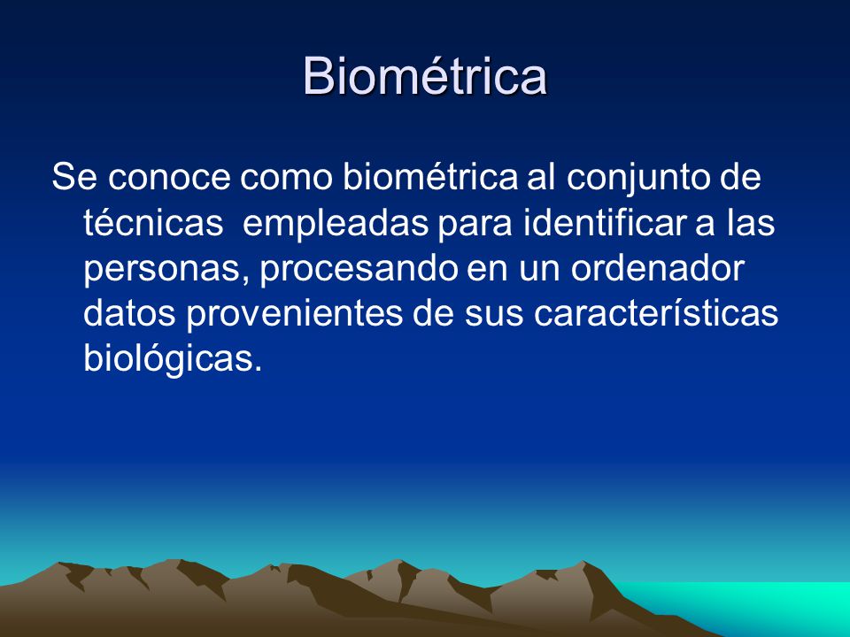 Biométrica